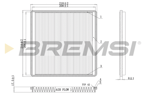 Filter, cabin air (FC0500)