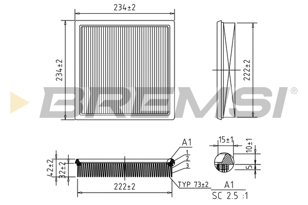 Air Filter (FA1384)