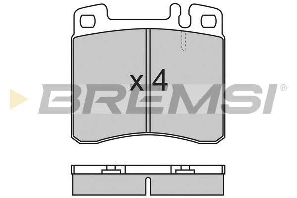 Brake Pad Set, disc brake (BP2662)