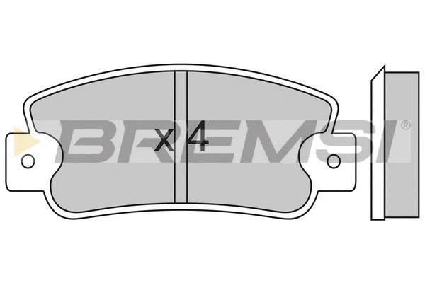 Brake Pad Set, disc brake (BP2211)