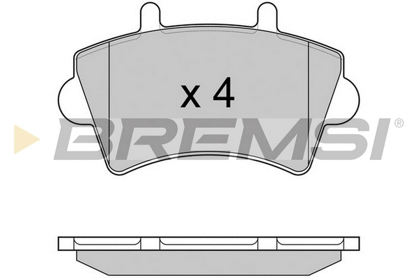 Brake Pad Set, disc brake (BP2975TR)