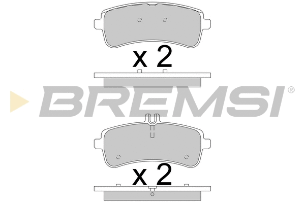 Brake Pad Set, disc brake (BP3780)