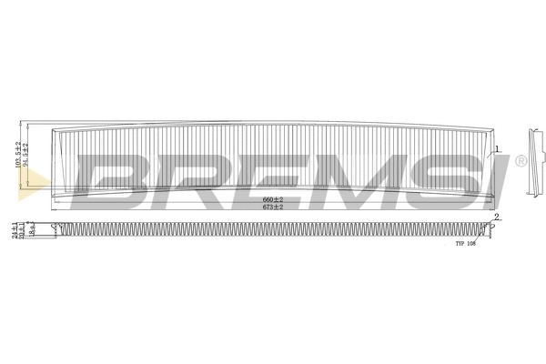 Filter, cabin air (FC0485)