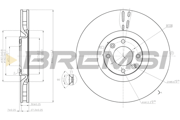 Brake Disc (CD7999V)