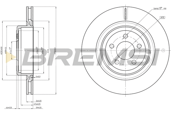 Brake Disc (CD8066V)