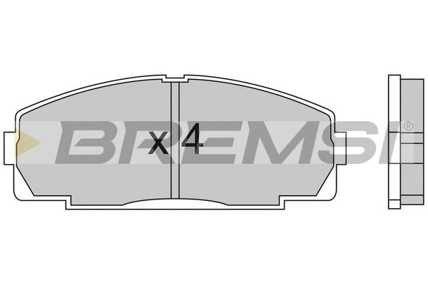 Brake Pad Set, disc brake (BP2438)