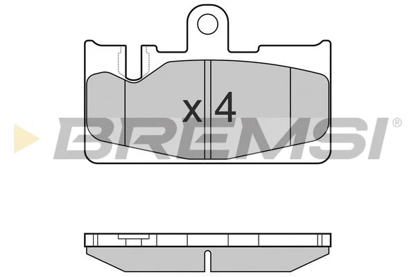 Brake Pad Set, disc brake (BP3022)
