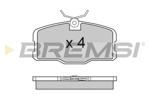 Brake Pad Set, disc brake (BP2317)