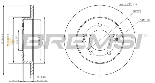 Brake Disc (CD7874S)