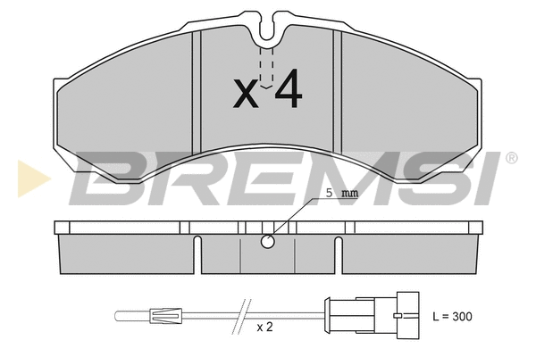 Brake Pad Set, disc brake (BP2706)