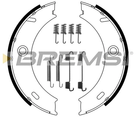 Brake Shoe Set, parking brake (GF0307-1)