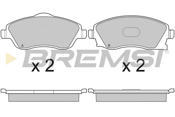 Brake Pad Set, disc brake (BP3000)