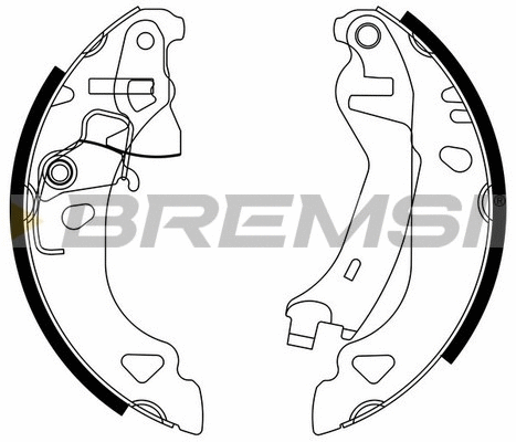 Brake Shoe Set (GF0174 05/10)