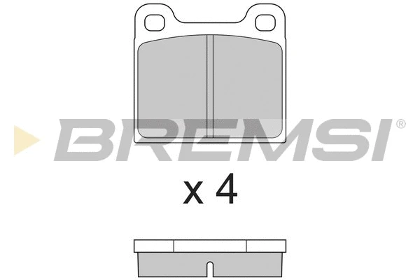 Brake Pad Set, disc brake (BP2009)
