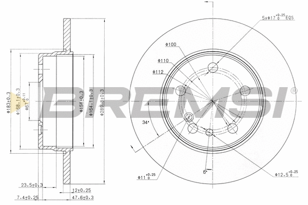 Brake Disc (CD6560S)