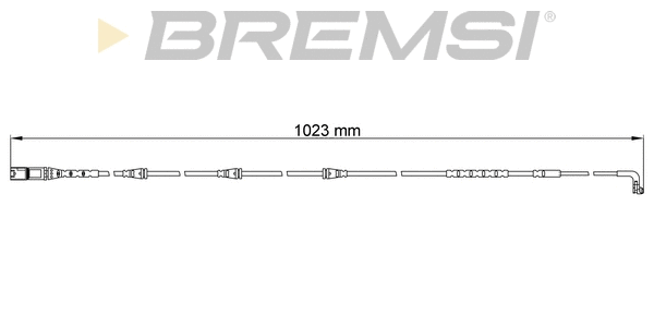 Warning Contact, brake pad wear (WI0718)