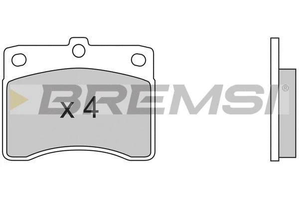 Brake Pad Set, disc brake (BP2353)