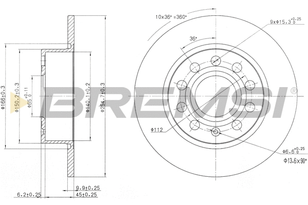 Brake Disc (CD7224S)