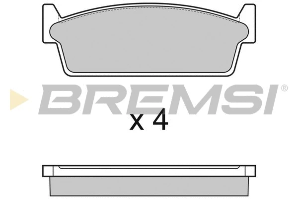 Brake Pad Set, disc brake (BP2440)
