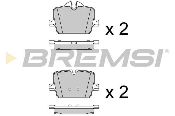 Brake Pad Set, disc brake (BP3914)