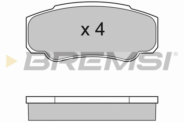 Brake Pad Set, disc brake (BP2996TR)