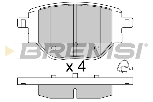 Brake Pad Set, disc brake (BP3917)