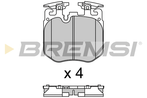 Brake Pad Set, disc brake (BP3692)