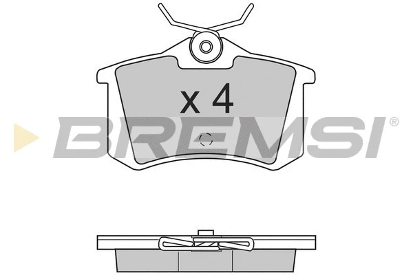 Brake Pad Set, disc brake (BP2701)