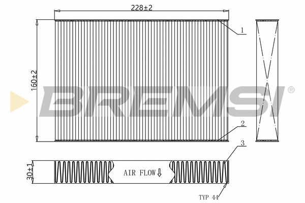 Filter, cabin air (FC0481C)