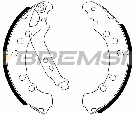 Brake Shoe Set (GF0971)