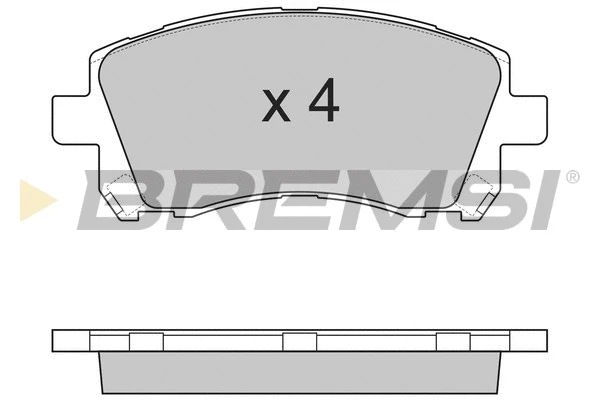 Brake Pad Set, disc brake (BP2819)