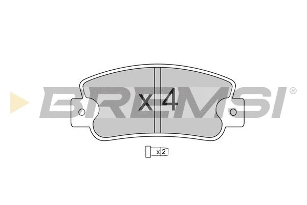 Brake Pad Set, disc brake (BP2203)