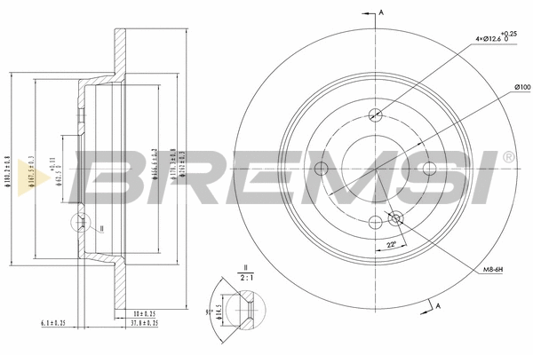 Brake Disc (CD8090S)