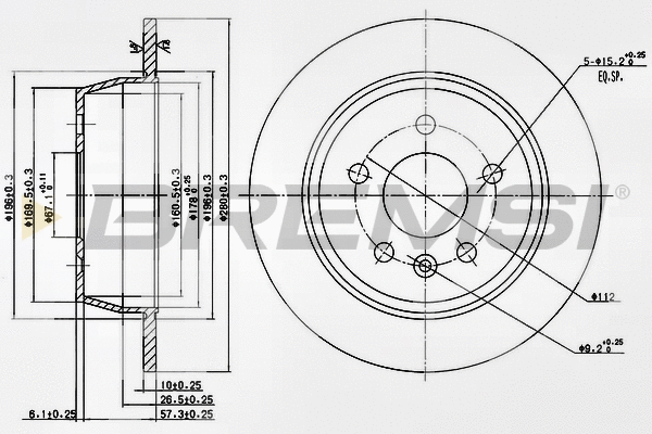 Brake Disc (CD6861S)