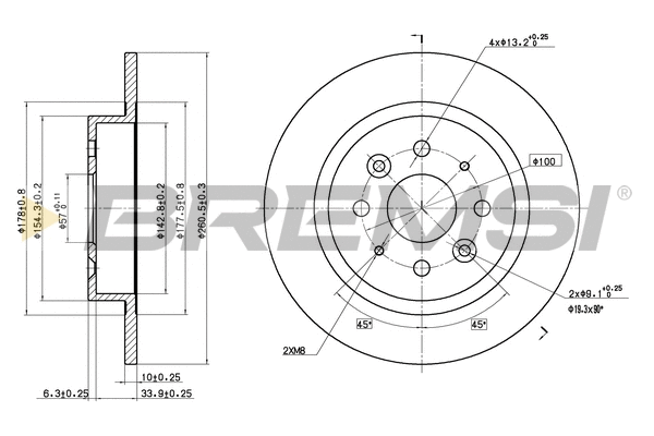Brake Disc (CD7600S)