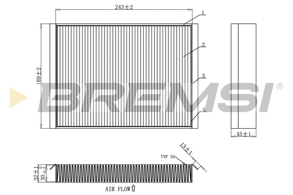 Filter, cabin air (FC0923C)