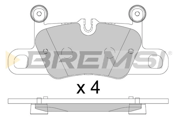 Brake Pad Set, disc brake (BP3892)