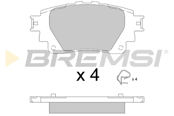 Brake Pad Set, disc brake (BP3899)