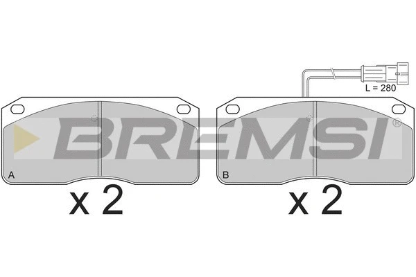 Brake Pad Set, disc brake (BP7271)