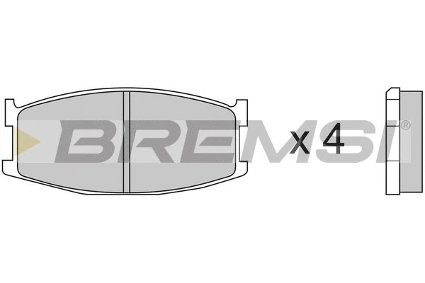 Brake Pad Set, disc brake (BP2152-1)