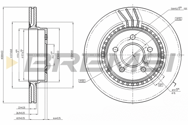 Brake Disc (CD7700V)