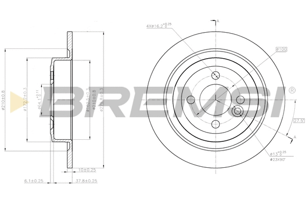 Brake Disc (CD8124S)