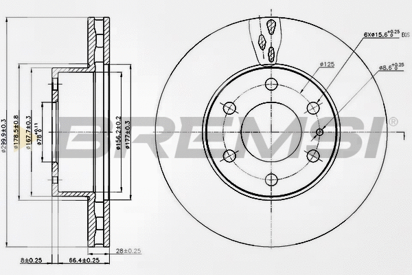Brake Disc (CD5314V)