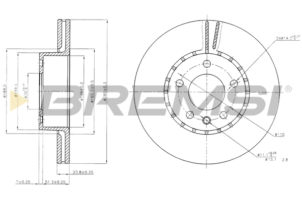 Brake Disc (CD6217V)