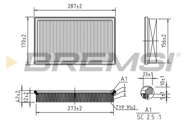 Air Filter (FA1646)