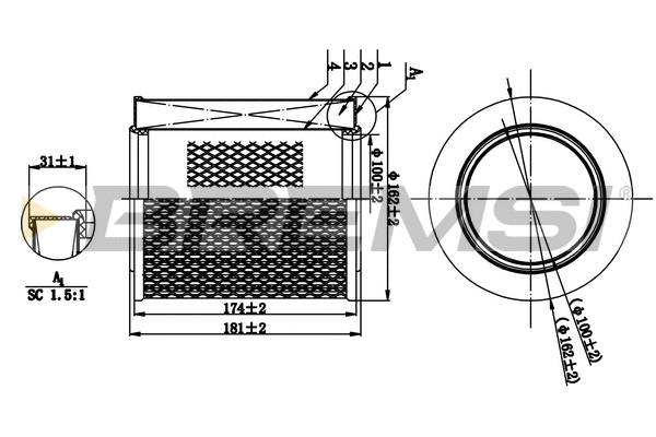 Air Filter (FA1260)