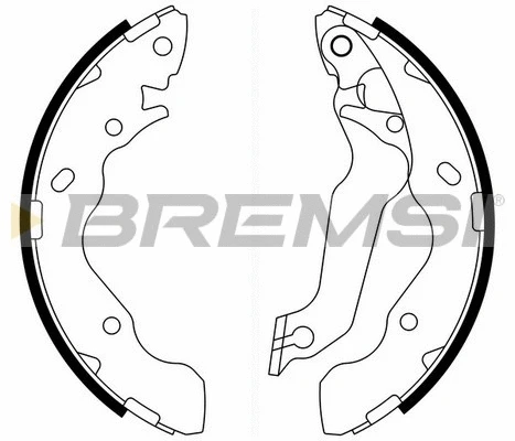 Brake Shoe Set (GF0741)