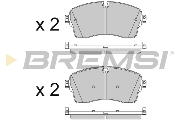 Brake Pad Set, disc brake (BP3825)