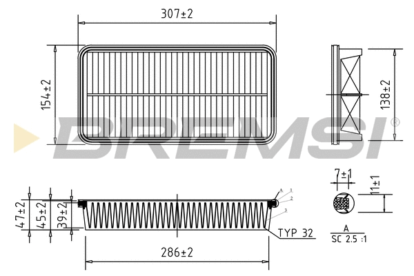 Air Filter (FA1601)