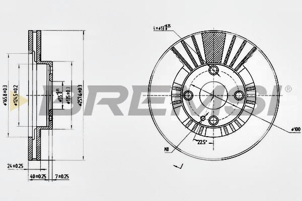 Brake Disc (CD7105V)